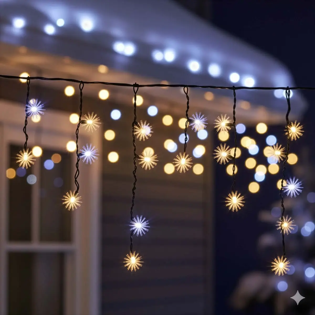 LED gaismas aizkars Springos CL1239 Photo 4