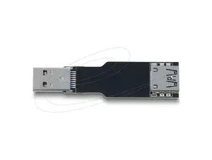 Gender changer cable DELOCK 67419 — USB Type-A to Type-A, black