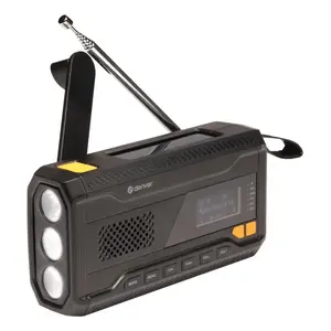 Portable radio DENVER SCD-2033, DAB+ FM, built-in 2000 mAh LiPo battery, Micro-USB & USB-C, black