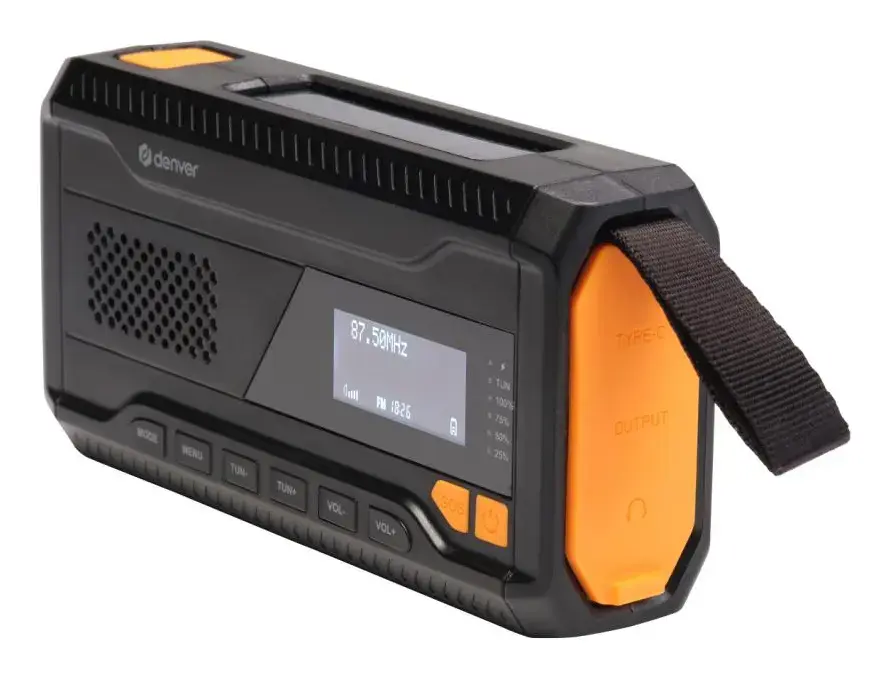 DENVER SCD-2033 portable radio Photo 4