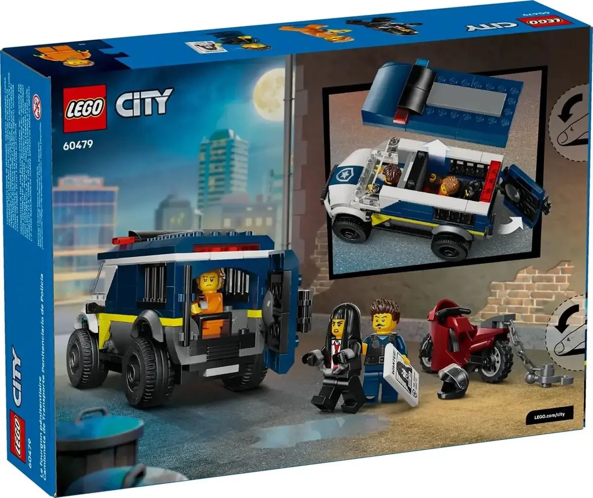 LEGO City Police 60479 Prizonieru pārvadāšanas furgons Photo 2
