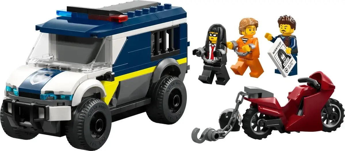 LEGO City Police 60479 Prizonieru pārvadāšanas furgons Photo 3