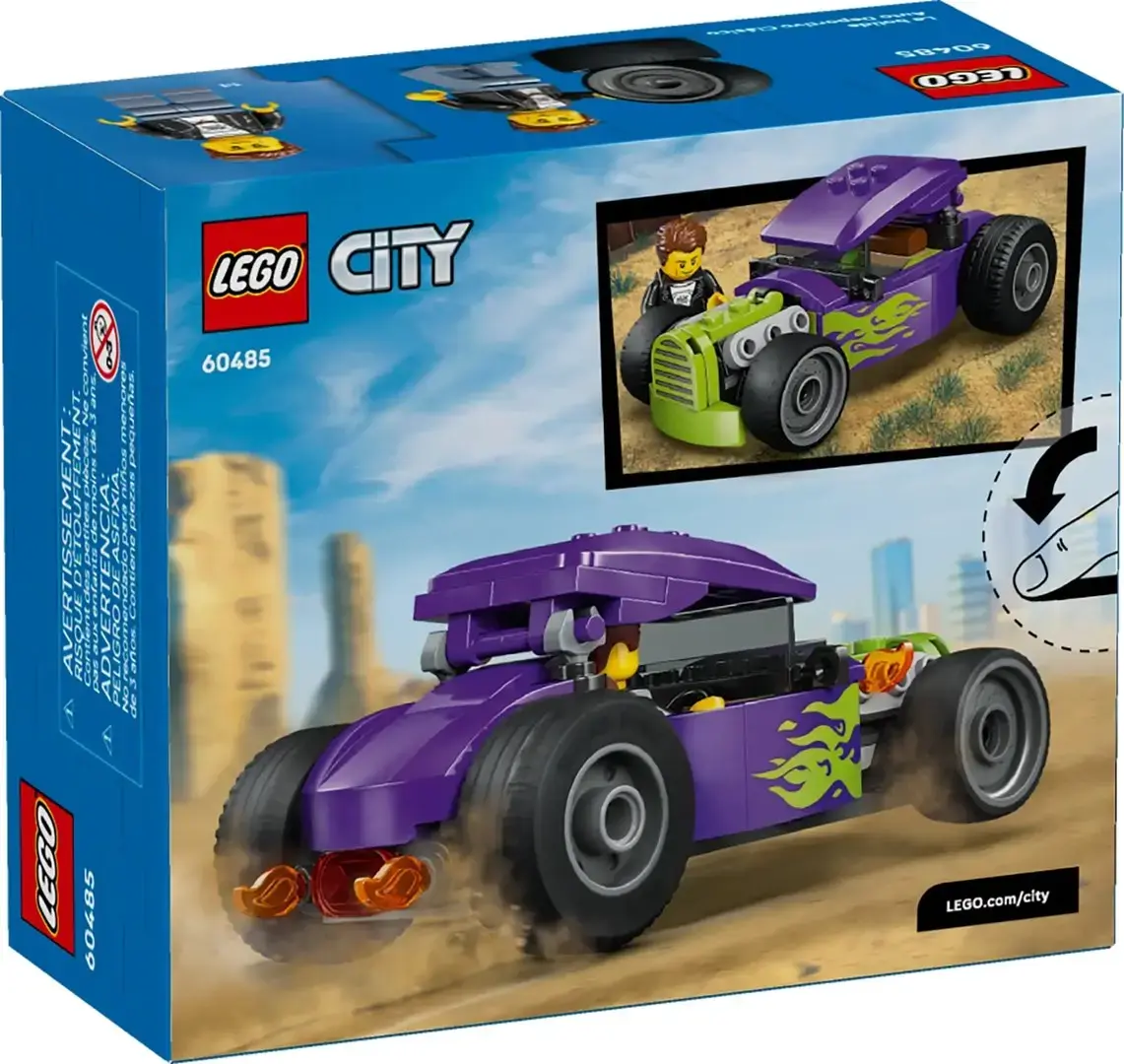 LEGO City Hot Rod car 60485 building set Photo 2