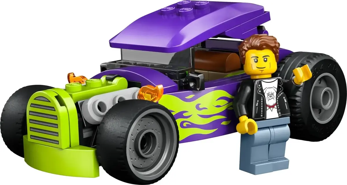 LEGO City Hot Rod car 60485 building set Photo 3