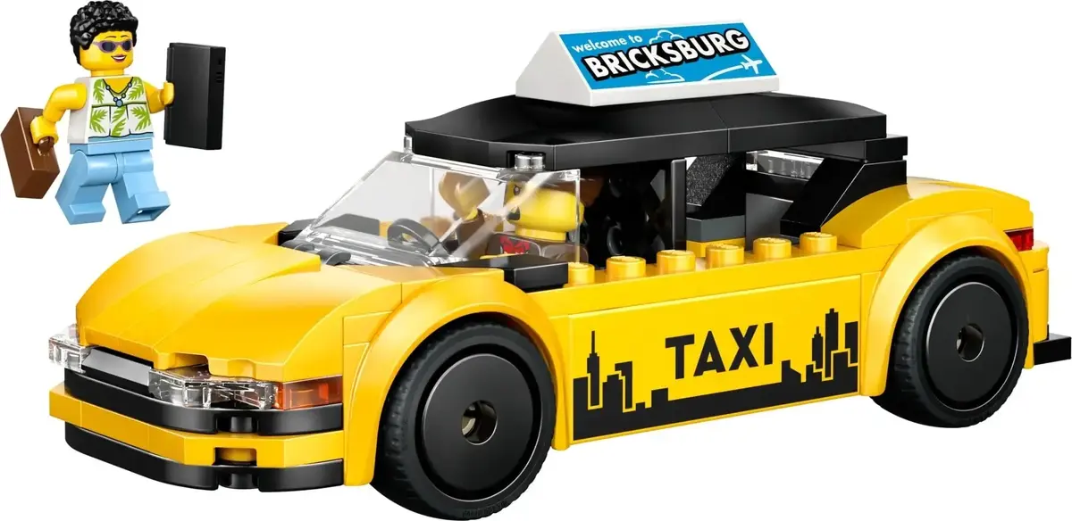 LEGO City Great Vehicles Yellow Taxi 60487 set Photo 3