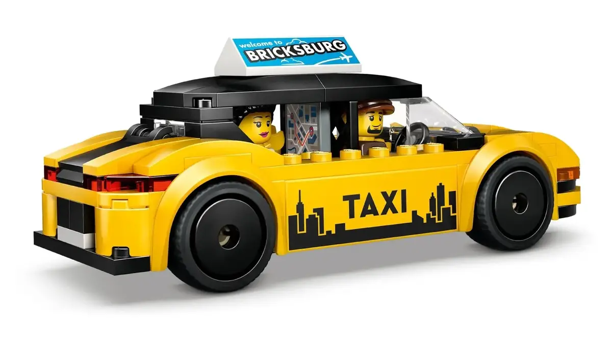 LEGO City Great Vehicles Yellow Taxi 60487 set Photo 5