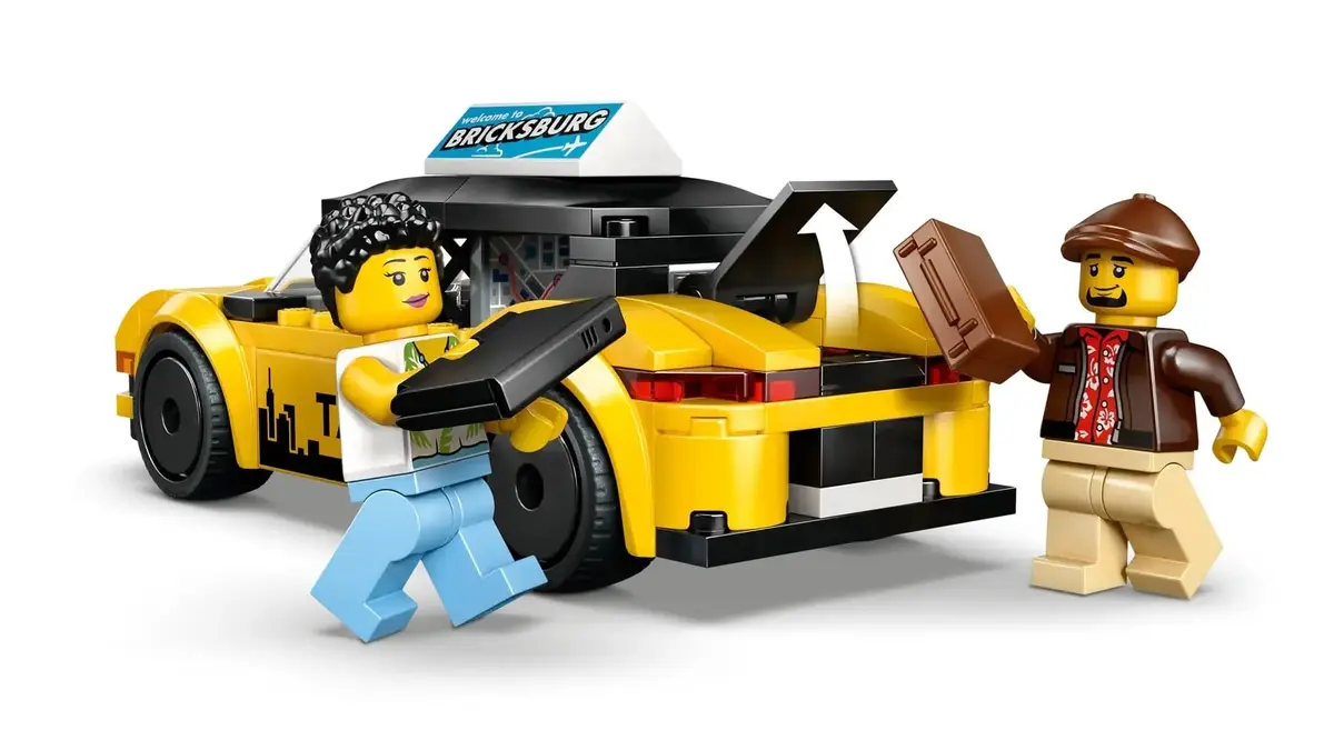 LEGO City Great Vehicles Yellow Taxi 60487 set Photo 6