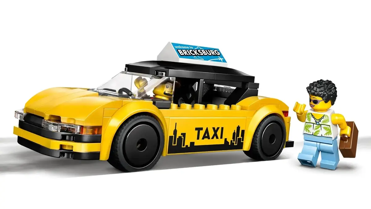 LEGO City Great Vehicles Yellow Taxi 60487 set Photo 7