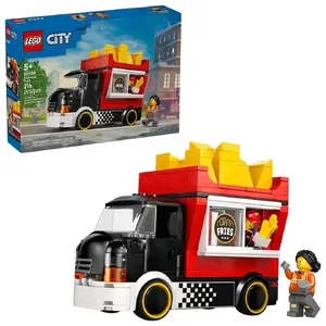 Construction set LEGO City Great Vehicles 60488 French Fry Truck, 216 pcs, 2 minifigures, age 5+