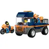 LEGO City 60491 motorcycle transport truck playset Photo 3