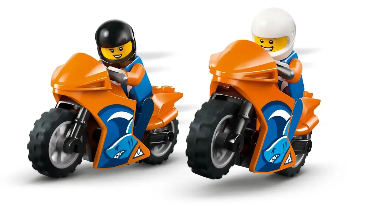 LEGO City 60491 motorcycle transport truck playset Photo 7