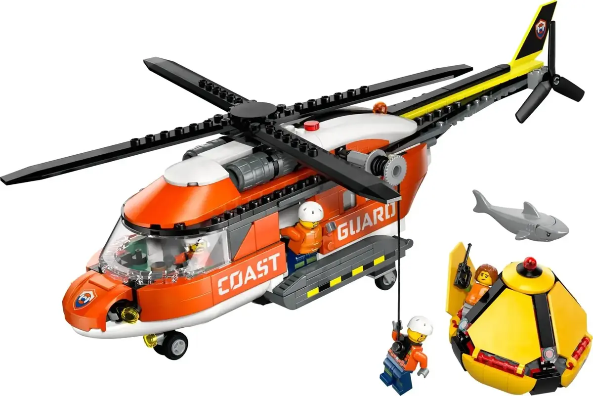LEGO City Exploration 60503 piekrastes patrulēšanas helikopters Photo 3