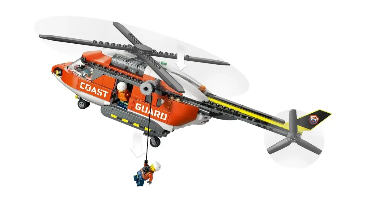LEGO City Exploration 60503 piekrastes patrulēšanas helikopters Photo 4