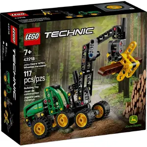 LEGO Technic building set John Deere 1470H harvester with wheels, model 42218, 117 pieces, age 7+
