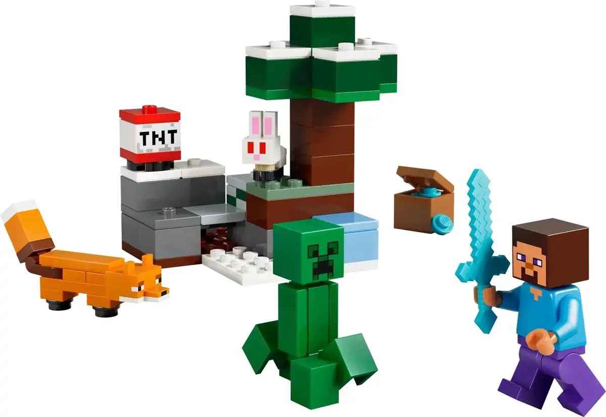 LEGO Minecraft Steven Adventure in Taiga Forest 21583 Photo 3