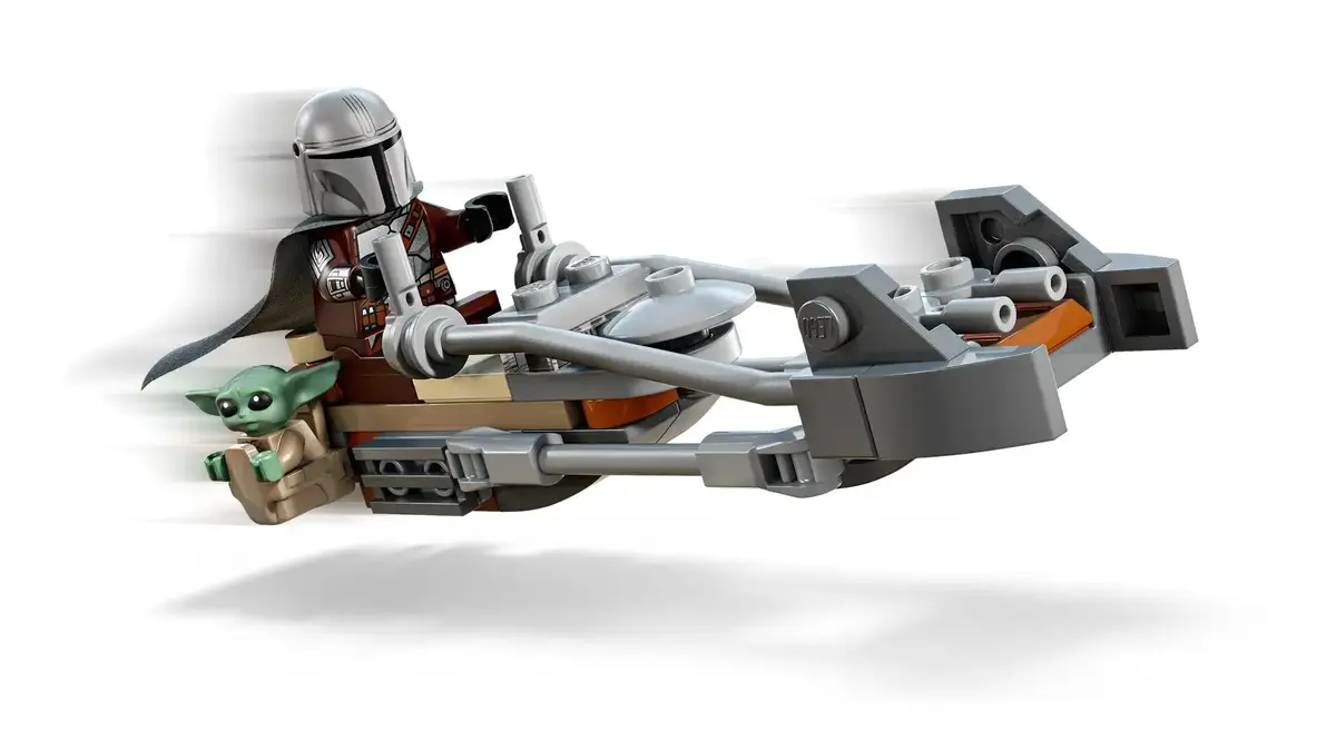 LEGO Star Wars 75436 Mandalorian & Grogu Speeder Bike Photo 5