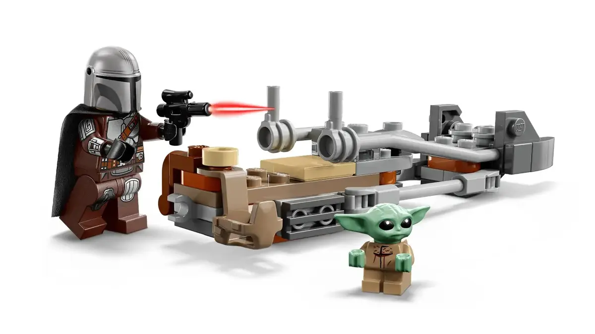 LEGO Star Wars 75436 Mandalorian & Grogu Speeder Bike Photo 7
