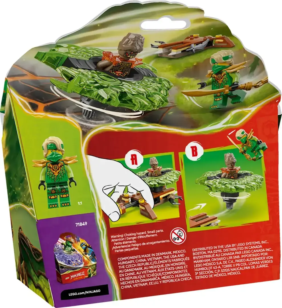 LEGO NINJAGO 71850 Lloyd vs Element Monster Spinner Photo 2