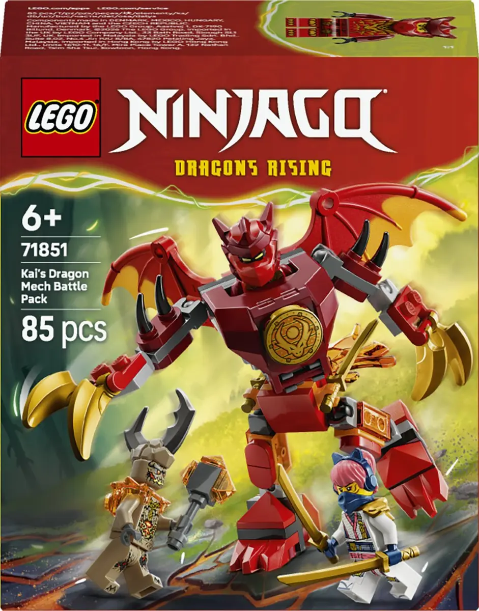 LEGO konstruktors 71851 NINJAGO Kain Dragon