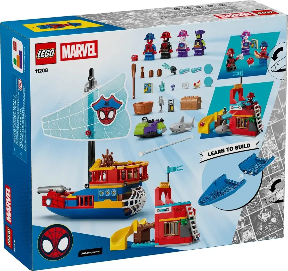 LEGO Marvel Spidey Spidey's Team Pirate Ship (11208) Photo 2
