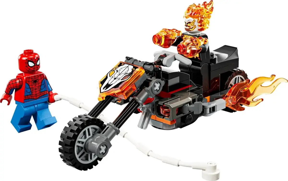 LEGO Spider-Man vs. Ghost Rider motorcycle 76335 set Photo 7
