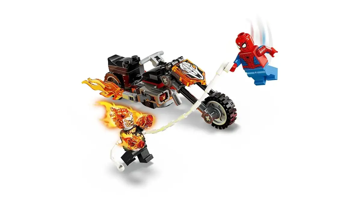 LEGO Spider-Man vs. Ghost Rider motorcycle 76335 set Photo 8