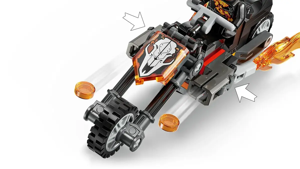 LEGO Spider-Man vs. Ghost Rider motorcycle 76335 set Photo 9