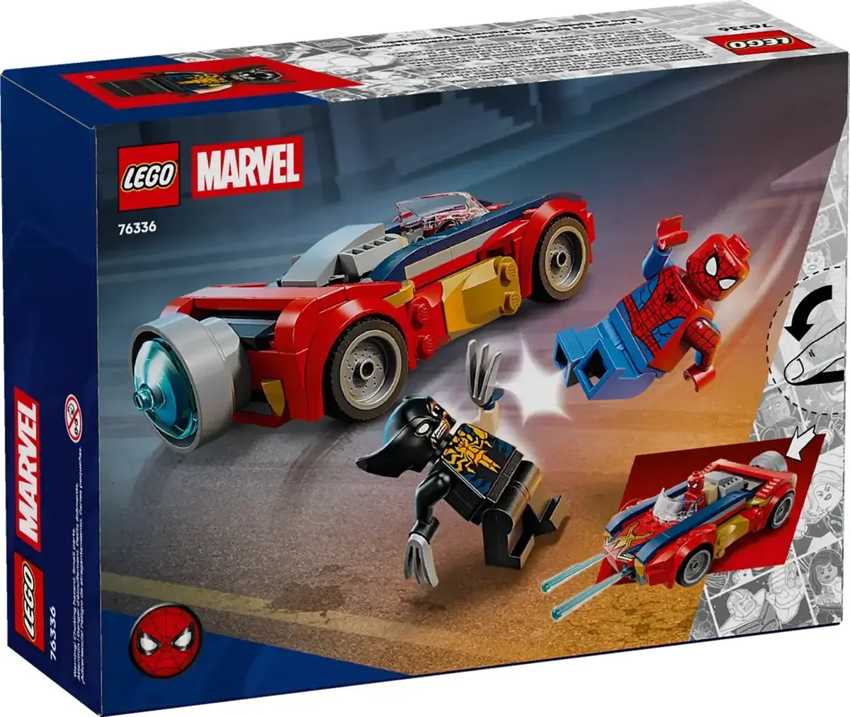 LEGO Super Heroes Marvel Spider-Man car vs. Venomized Wolverine Photo 2