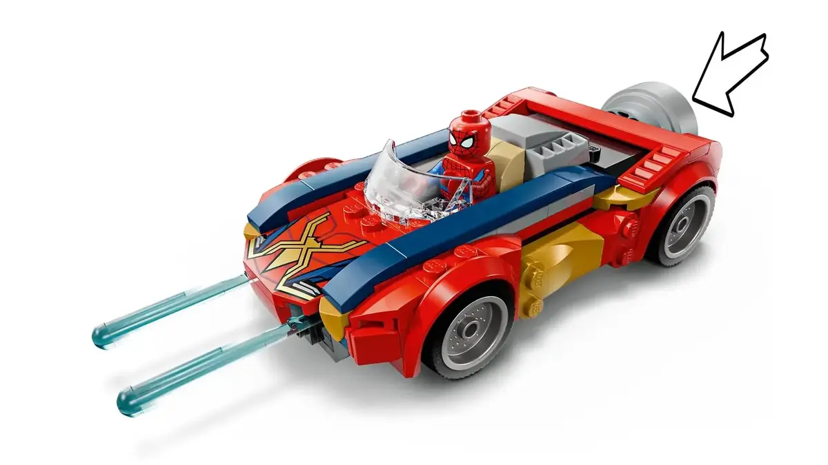 LEGO Super Heroes Marvel Spider-Man car vs. Venomized Wolverine Photo 5