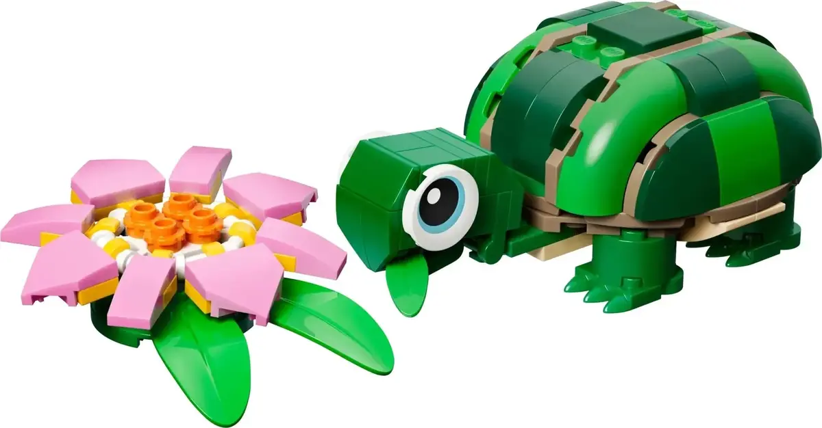 LEGO Creator 31377 toy set — 3in1 turtle & water lily Photo 3