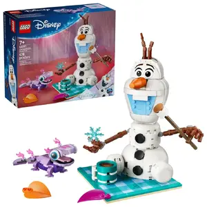 LEGO Disney Princess 43287 Olaf and Bruni's Picnic playset — 478 pieces, minifigures, 230 mm height