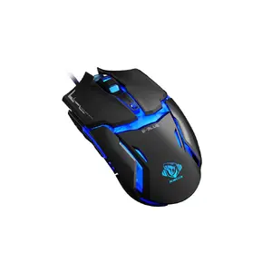 Vadāmā spēļu pele e-blue Auroza-IM — USB Type-A, 4000 DPI, ritentiņš, melna