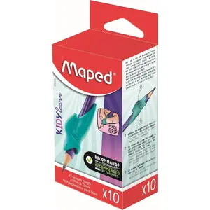 Ergonomiskā zīmuļa uzmava TEKA MAPED, 10 gab.
