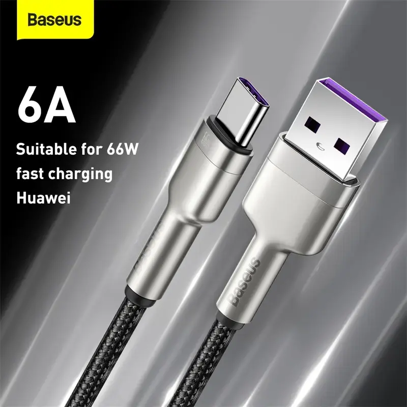 Kabelis Baseus Cafule USB A–C 0,25 m Photo 12