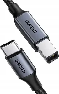 USB-C to USB-B cable UGREEN 1 m Black (model 45034)