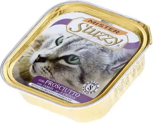 Консервы для кошек Schesir STUZZY KOT 100 г лоток — ветчина