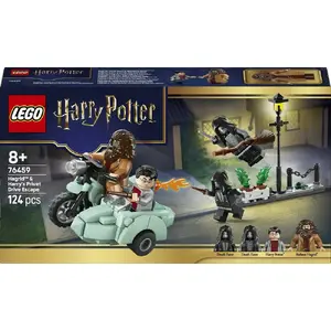 LEGO Harry Potter set 76459 — Hagrid and Harry Escape from Privet Drive, 124 pcs, 4 minifigures, age 8+