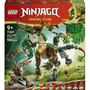 LEGO construction set NINJAGO 71859 Smok życia — 1050 pieces, 8 minifigures, age 9+