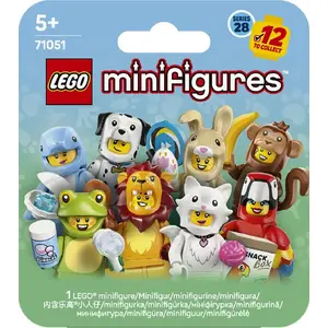 Collectible minifigure LEGO Series 28 animals – LEGO 71051, blind bag single minifig, 7 elements, age 5+