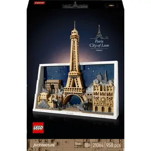 Набор LEGO Architecture Paris City of Love 21064 — 958 деталей коллекционная модель для выставки