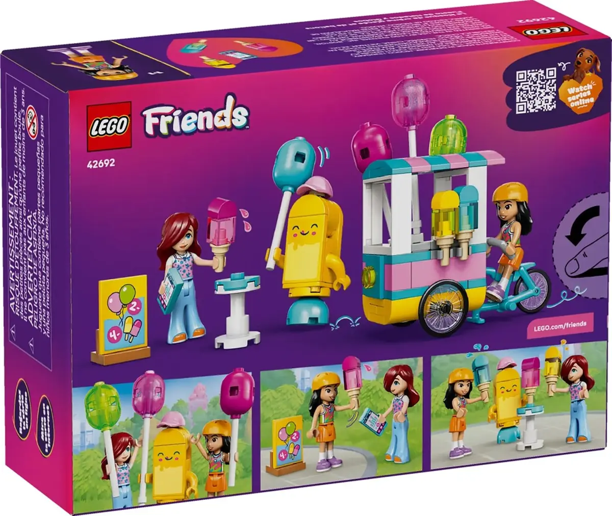 LEGO Friends playset Ice Cream & Balloons Stand 42692 Photo 3