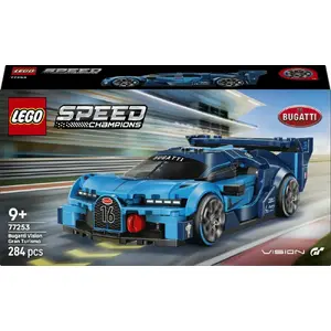 LEGO Speed Champions sports hypercar set 77253 building kit, 284 pieces, 1 minifigure, age 9+