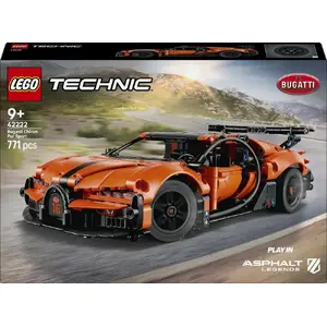 LEGO Technic building set Bugatti Chiron model 42222 — 771 pieces, 80×130×290 mm replica