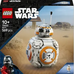 LEGO Star Wars BB-8 Astromech Droid Model 75452 — 569 pieces, 90 mm tall, includes 1 minifigure