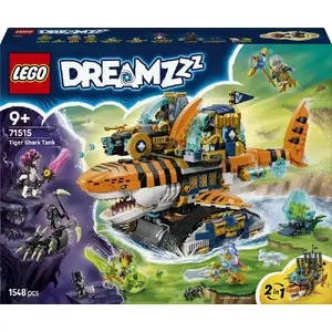LEGO building set DreamZzz Rekinoczołg tygrysi 71515 — 1548 pieces, 5 minifigures, age 9+