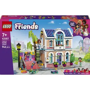 LEGO modular playset Friends family house Liann set 42687 – buildable rooms and accessories for imaginative play