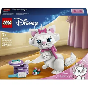 LEGO Disney build-and-play figure Marie 43286 — stylized collectible model, 369 pieces, 150×130×90 mm