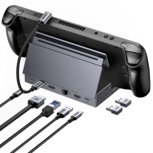 USB-C hubs UGREEN CM800 9‑1 — DisplayPort 4K@120Hz, 3×USB 3.0, USB-C PD, Gigabit RJ45, SD + microSD
