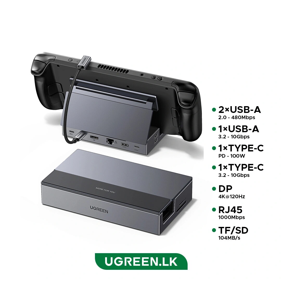 UGREEN CM800 USB‑C 9‑1 hubs (DP 4K, RJ45) Photo 3