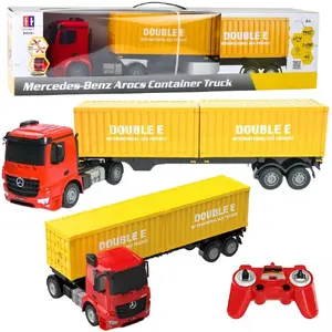 Remote control truck double eagle Mercedes‑Benz Arocs 1:26 scale with detachable container, functional steering and drive